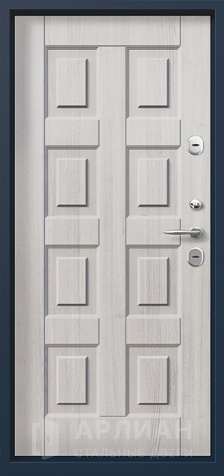 Фото №2 «Трехконтурная входная дверь с ребрами жесткости и отделкой Дуб №1»