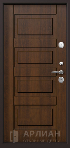 Фото №2 «Входная дверь с отделкой под дерево / сувальдным замком и многослойным наполнителем от шума №23»